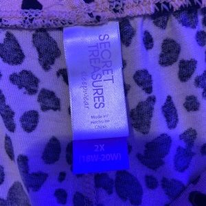 matching cheetah print sleepwear